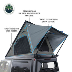 MagPak - Camper Shell/Roof Top Tent Combo W/Lights, Rear Molle Panel, Side Tie Downs, Front & Rear Windows