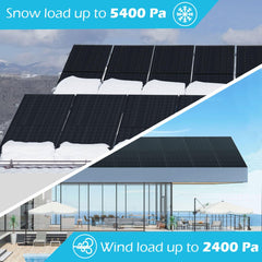 370W MONO BLACK PERC SOLAR PANEL FULL PALLET (32 PANELS)UL 61730