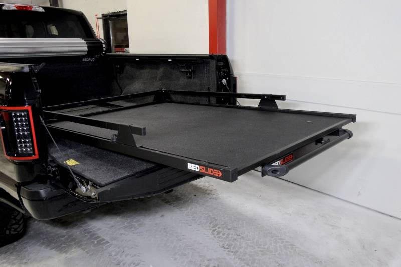 Bedslide Classic 65 Inch x 48 Inch Black 5.5 Foot Super Shortbed Chevy Silverado Crew Cab/Ford F150 Crew Cab/Ford Raptor/Dodge 5.7 Foot Shortbeds