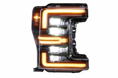 Ford Super Duty (2017-2019): XB LED Headlights (Gen 2) (Amber DRL)