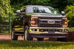 Ford Super Duty (2017-2019): XB LED Headlights (Gen 2) (Amber DRL)