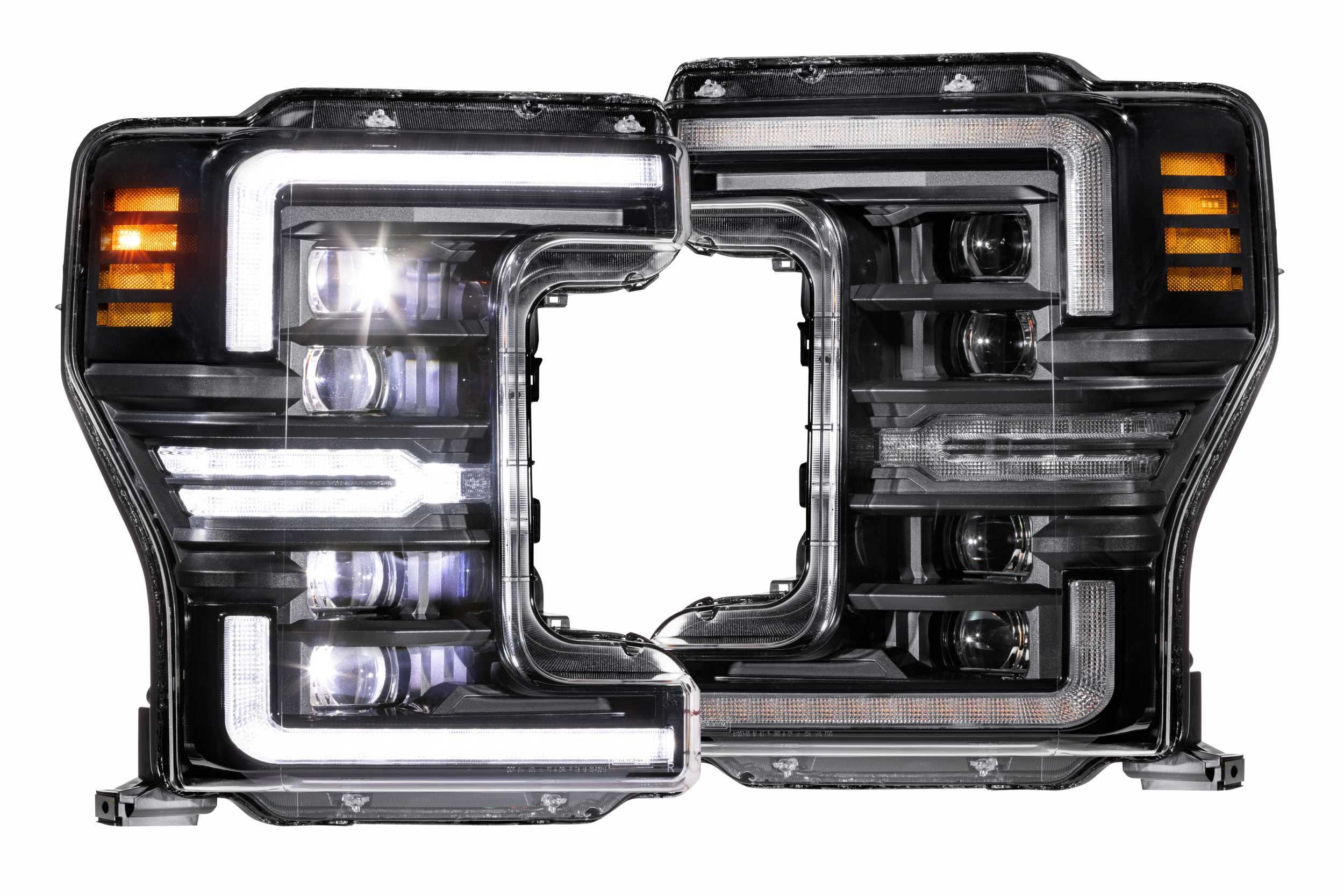 Ford Super Duty (2017-2019): XB LED Headlights (Gen 2) (White DRL)
