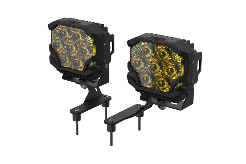 Morimoto BigBanger A-Pillar Kit: Wrangler JL (HXB Yellow Spot Beam)