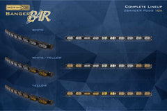 Single-Row BangerBar: (10 Pod / 40") (NCS Power - White)