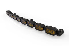 Single-Row BangerBar: (10 Pod / 40") (HXB Power - Yellow)