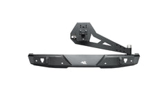 Rugged Ridge 11540.39 - 18-22 Jeep Wrangler (JL) Rubicon/Spt 2dr HD Rear Bumper w/Swing Out Tire Carrier - Blk