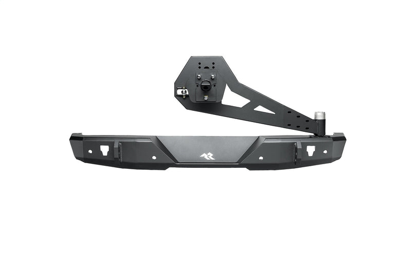 Rugged Ridge 11540.39 - 18-22 Jeep Wrangler (JL) Rubicon/Spt 2dr HD Rear Bumper w/Swing Out Tire Carrier - Blk