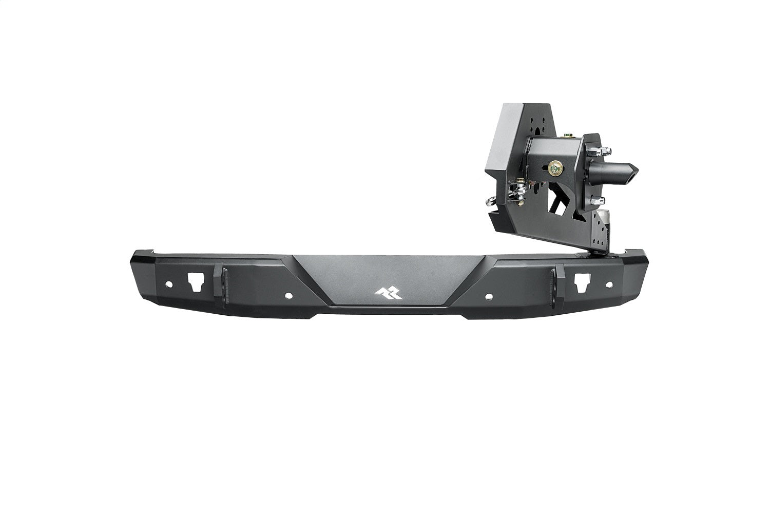Rugged Ridge 11540.39 - 18-22 Jeep Wrangler (JL) Rubicon/Spt 2dr HD Rear Bumper w/Swing Out Tire Carrier - Blk