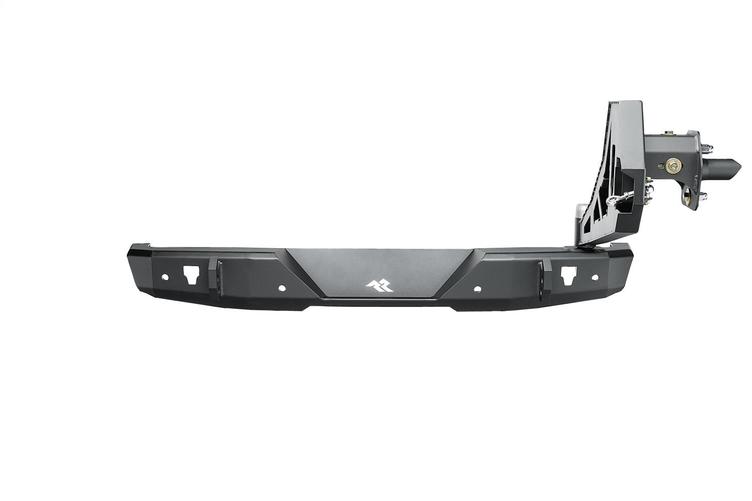 Rugged Ridge 11540.39 - 18-22 Jeep Wrangler (JL) Rubicon/Spt 2dr HD Rear Bumper w/Swing Out Tire Carrier - Blk