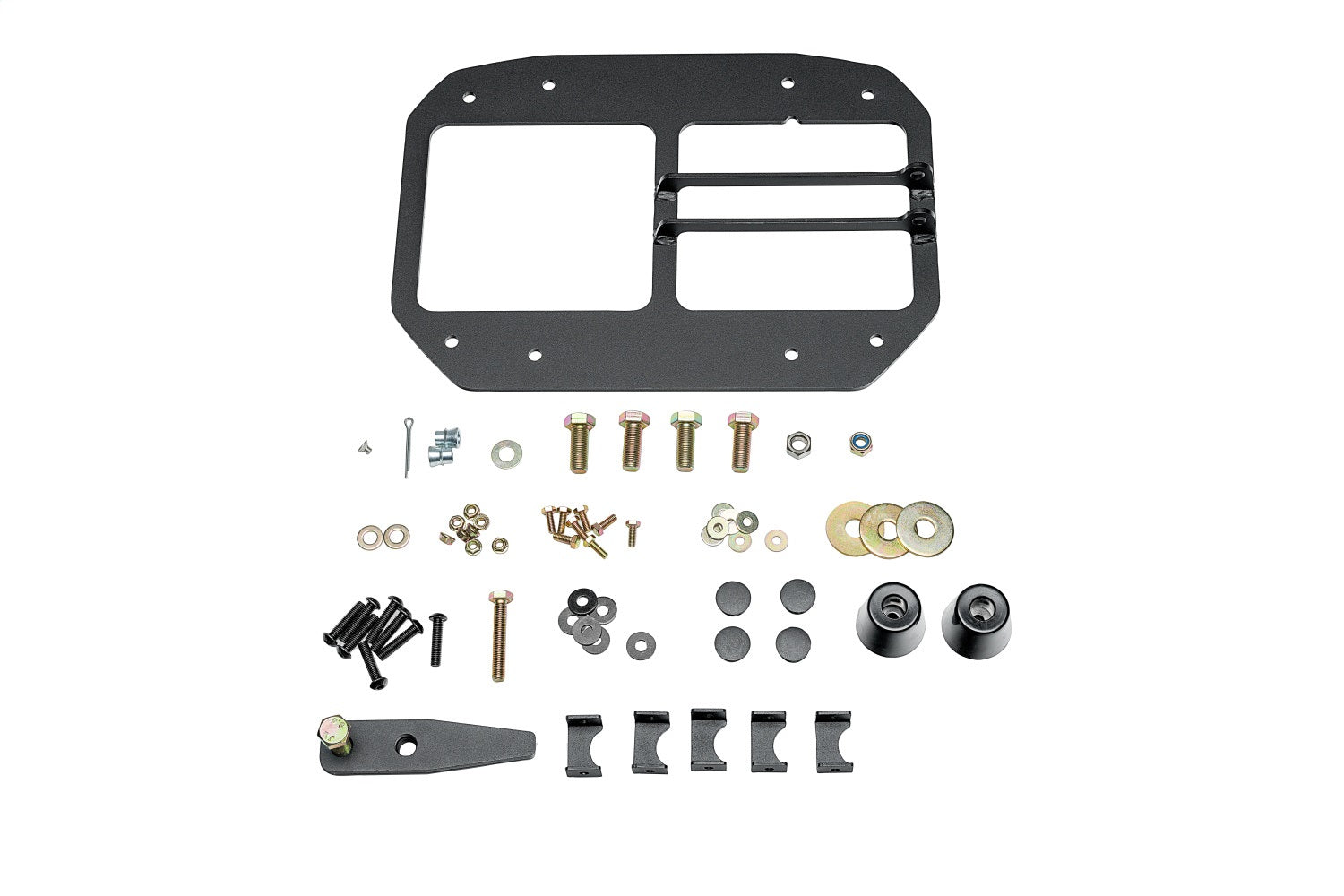 Rugged Ridge 11540.39 - 18-22 Jeep Wrangler (JL) Rubicon/Spt 2dr HD Rear Bumper w/Swing Out Tire Carrier - Blk