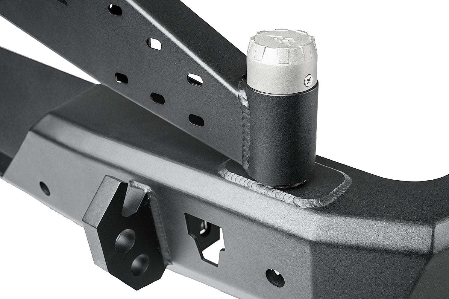 Rugged Ridge 11540.39 - 18-22 Jeep Wrangler (JL) Rubicon/Spt 2dr HD Rear Bumper w/Swing Out Tire Carrier - Blk