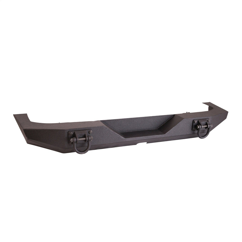 Rugged Ridge 11546.20 - XHD Rear Bumper Textured Black 07-18 Jeep Wrangler