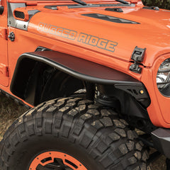 Rugged Ridge 11615.73 - HD Steel Tube Fenders Full Set Black 18-19 JL