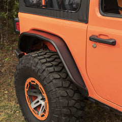 Rugged Ridge 11615.73 - HD Steel Tube Fenders Full Set Black 18-19 JL