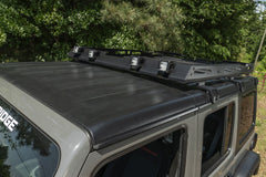 Rugged Ridge 11703.04 - Roof Rack with Basket 18-20 Jeep Wrangler JL 4Dr Hardtops