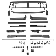 Rugged Ridge 13863.35 - 2018+ Jeep Wrangler JLU 4 Dr Black Diamond Stitch Cloth Voyager Top (Tinted)