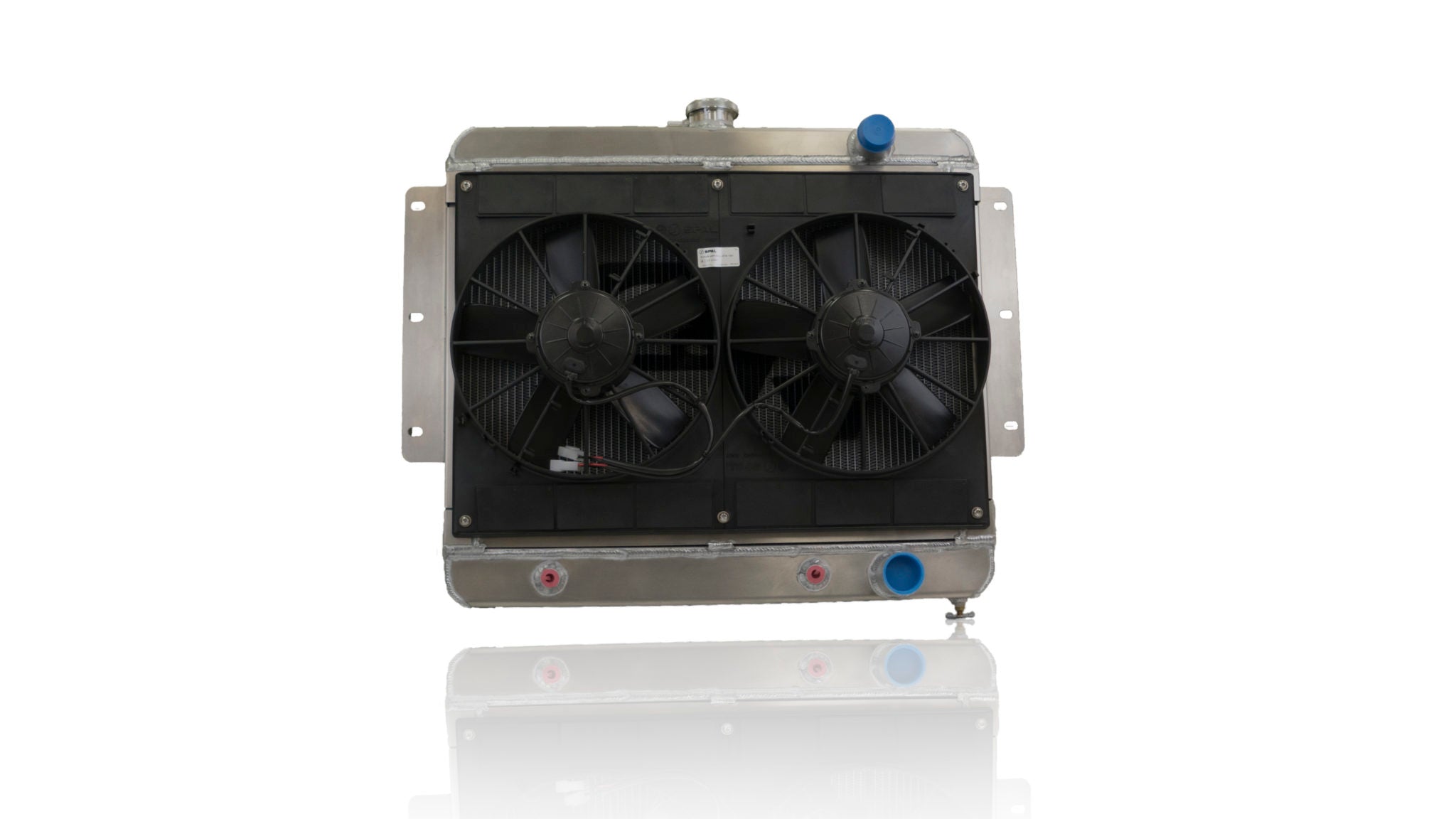 Chevrolet Impala 59-64 Radiator Module SBC BBC w/TOC Spal Dual 11 in Fans CR Racing