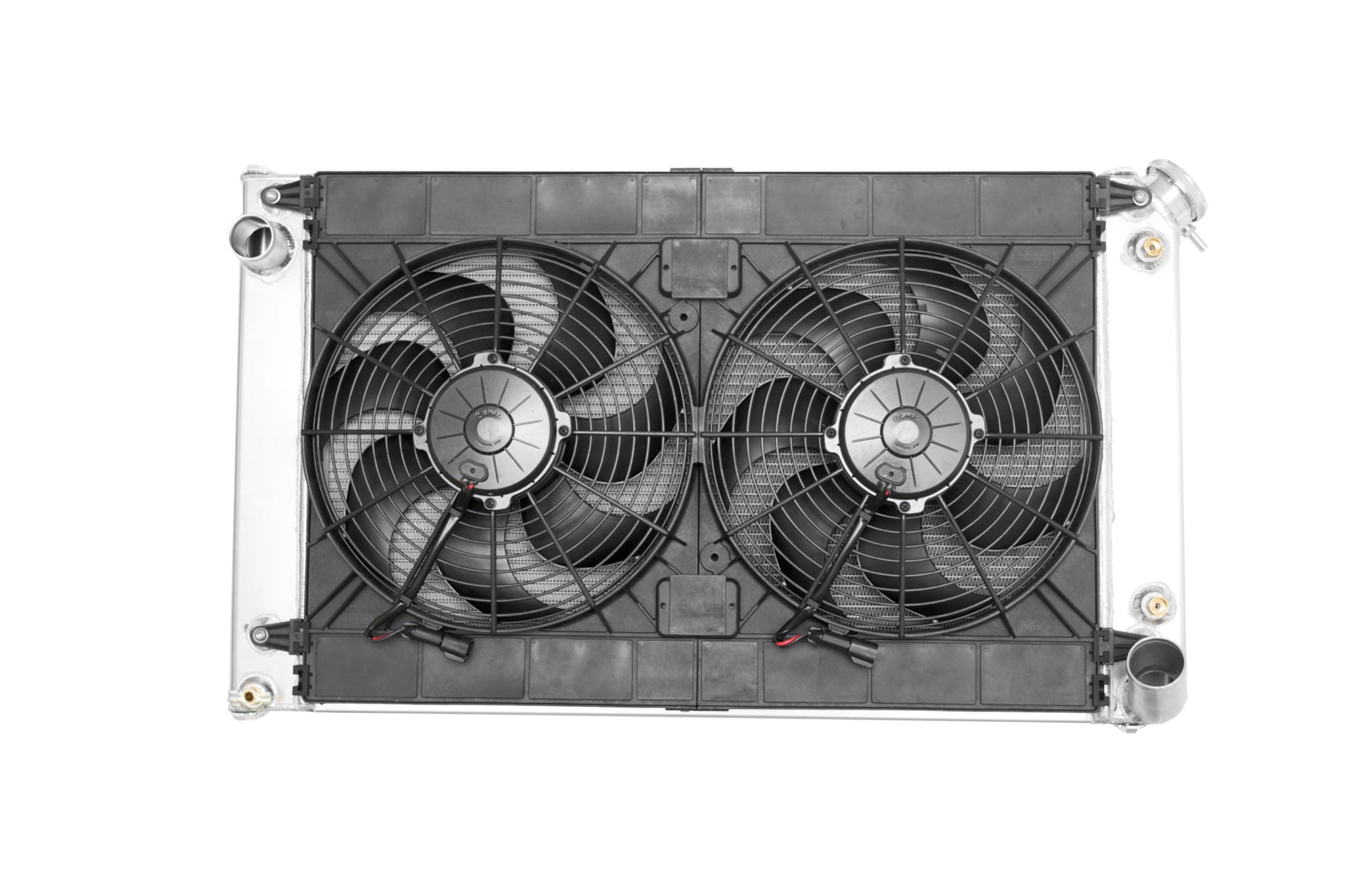 Chevrolet C10 Truck 67-72 SB/BB Radiator Module w/TOC and Dual 14 Inch Spal Fans C&R Racing