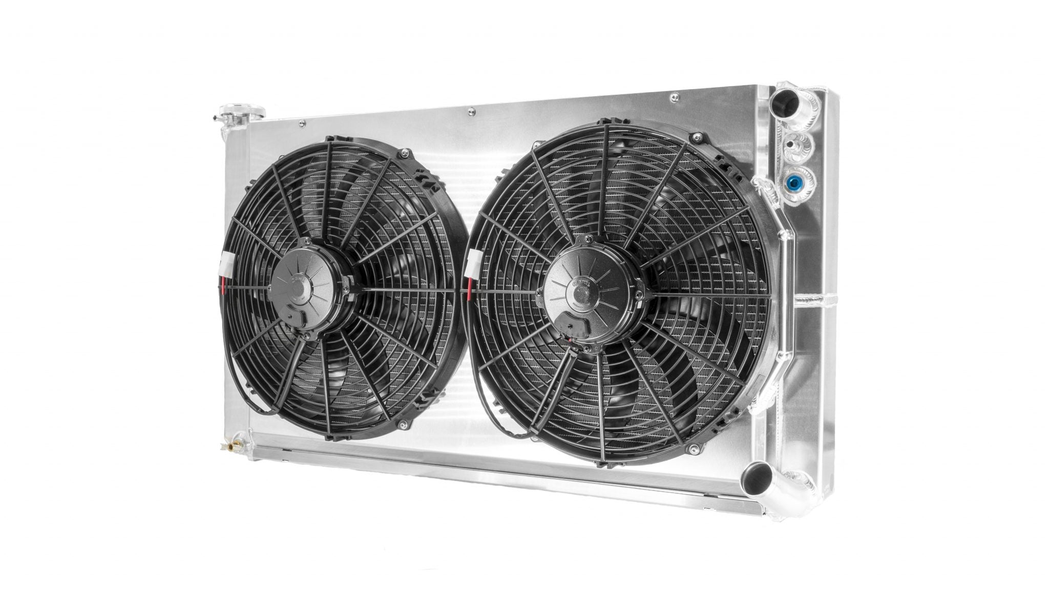 Chevrolet C10 Truck 67-72 LS Radiator Module w/ TOC and Dual 14 Inch Spal Fans C&R Racing