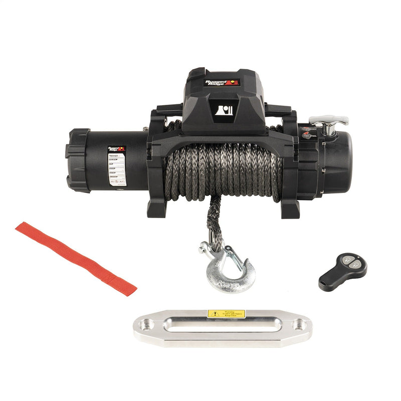 Rugged Ridge 15100.25 - Trekker S12.5 Winch 12500lb Rope Wireless