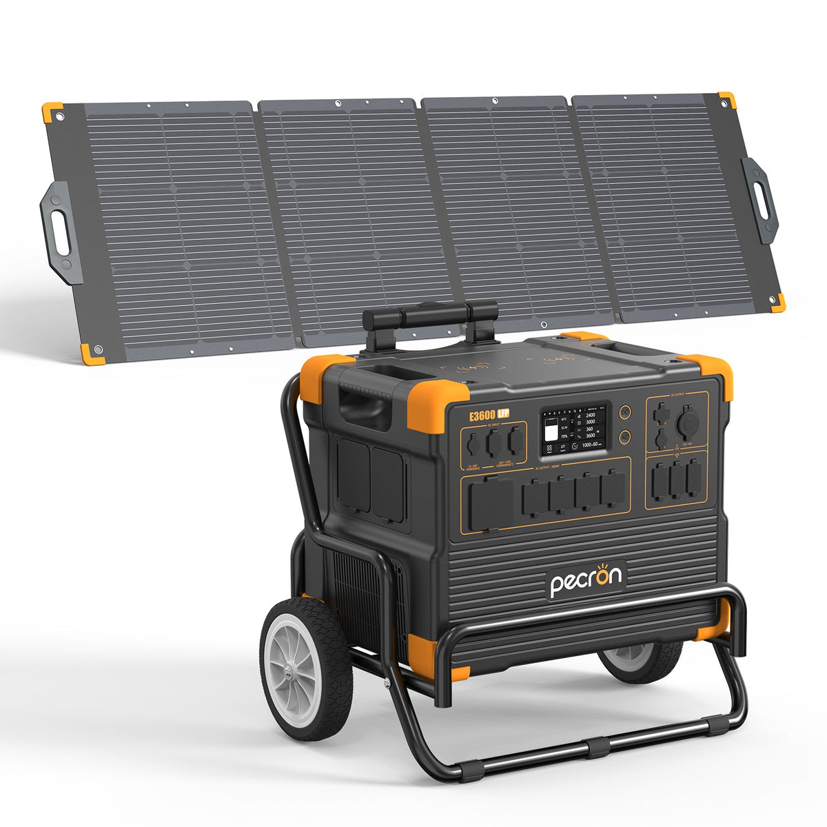 PECRON E3600LFP Solar Generator Kit 3600W 3072Wh