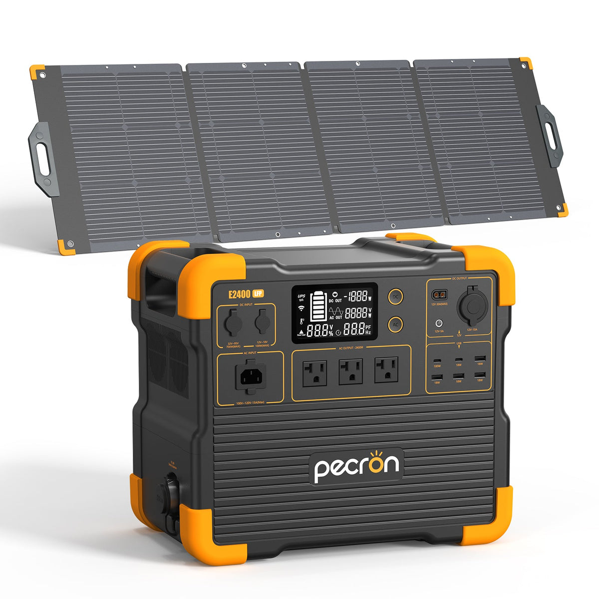 PECRON E2400LFP Portable Power Station 2400W 2048Wh
