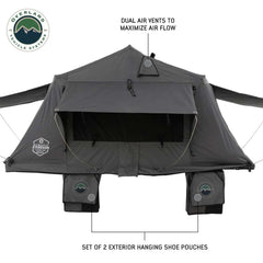 HD Nomadic N3S - Soft Sided Roof Top Tent, 3 Person, Grey Body & Green Rainfly
