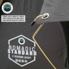 HD Nomadic N3S - Soft Sided Roof Top Tent, 3 Person, Grey Body & Green Rainfly