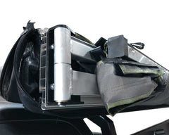 HD Nomadic 270 - Awning, Wall 1, 2 & 3, Passenger Side, Grey Body, Green Trim & Black Travel Cover