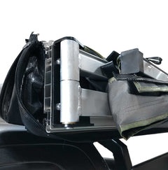 HD Nomadic 180 - Awning, Wall Kit, Universal, Grey Body, Green Trim W/Black Travel Cover
