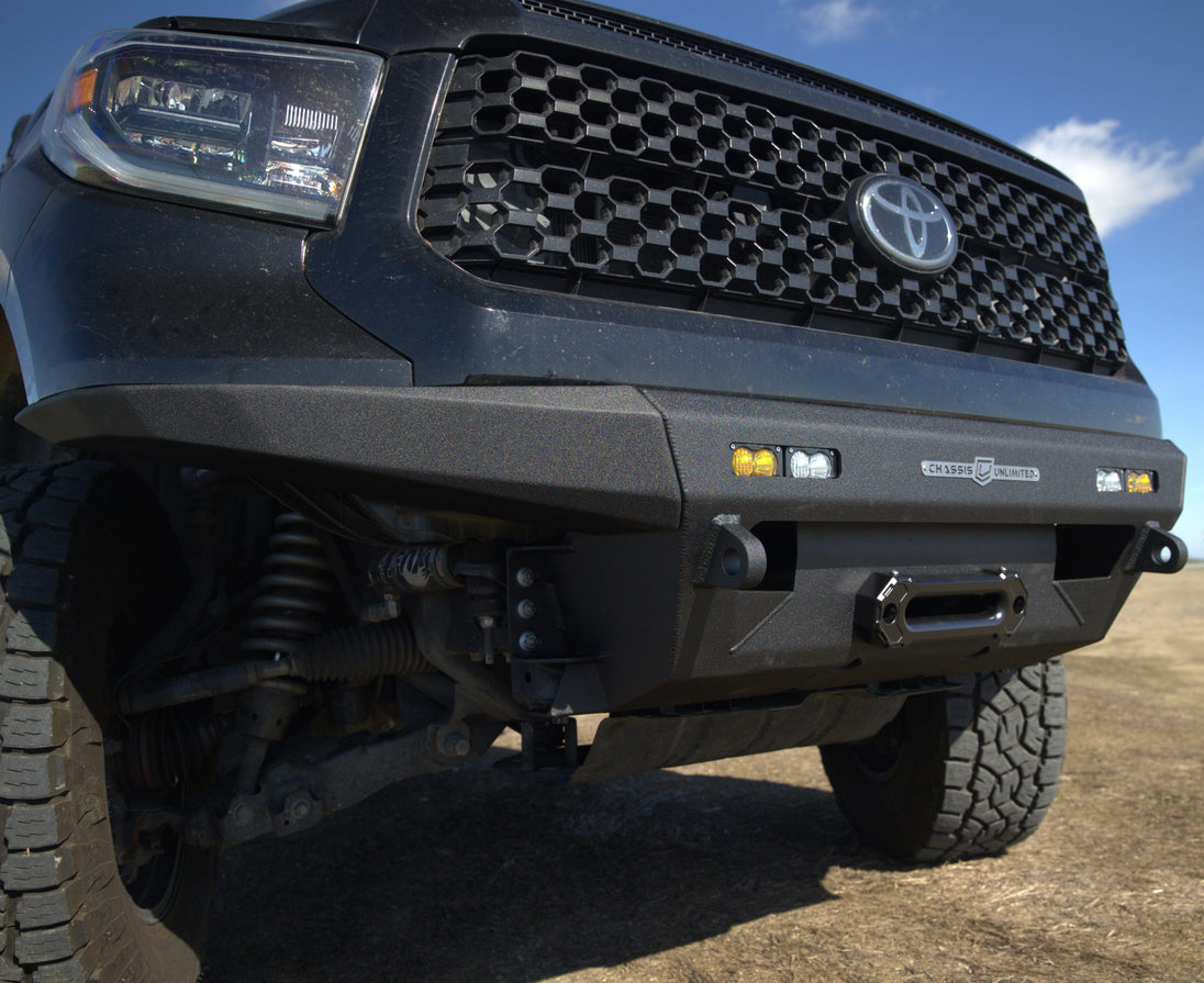 2014-2021 TOYOTA TUNDRA RTS FRONT WINCH BUMPER Chassis Unlimited Inc. 