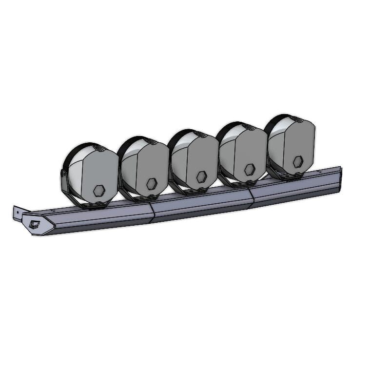 HD Chase Light Mount – Front Curved Pod / Light Bar Mount Chassis Unlimited Inc. 