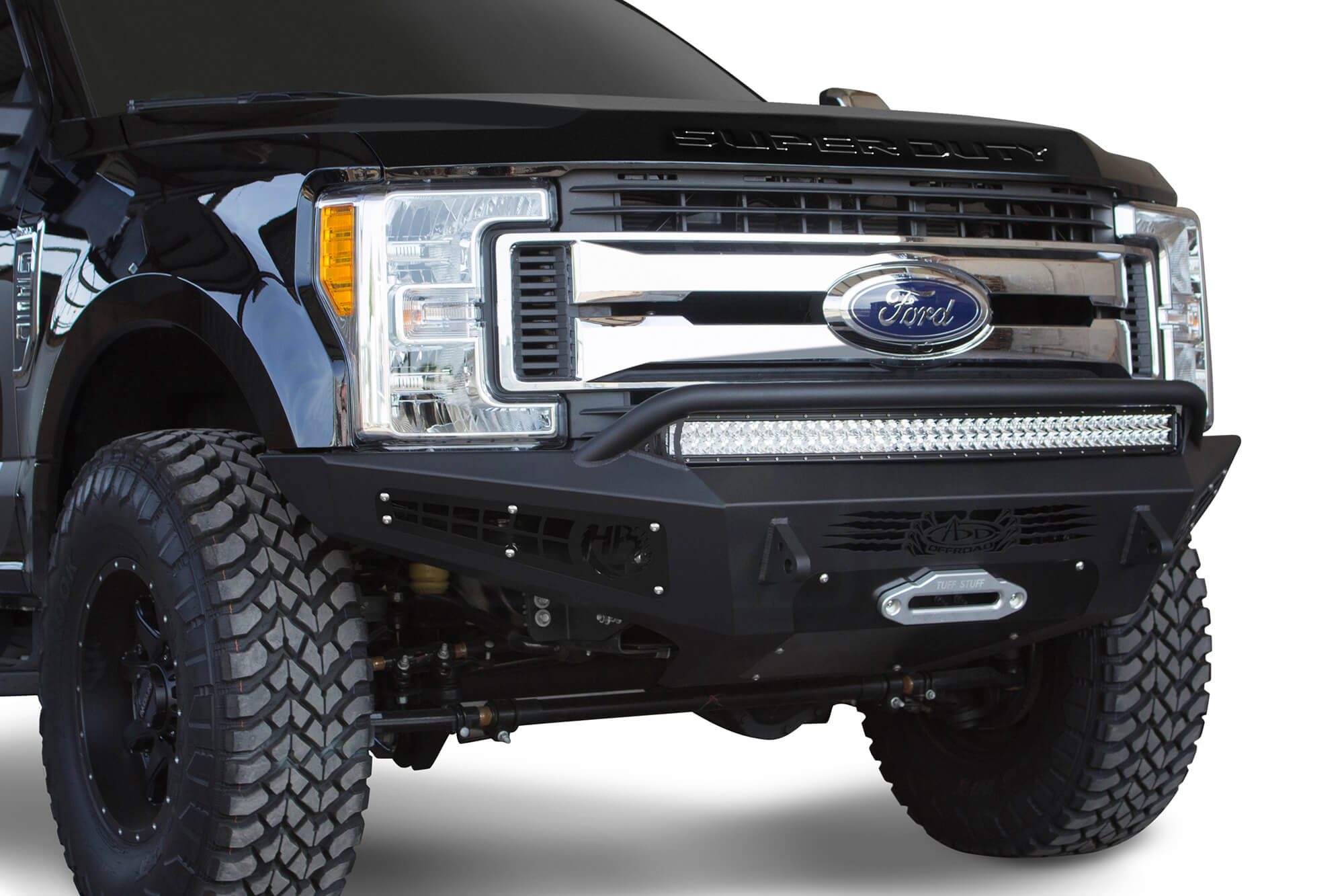 2017-2022 Ford Super Duty HoneyBadger Winch Front Bumper