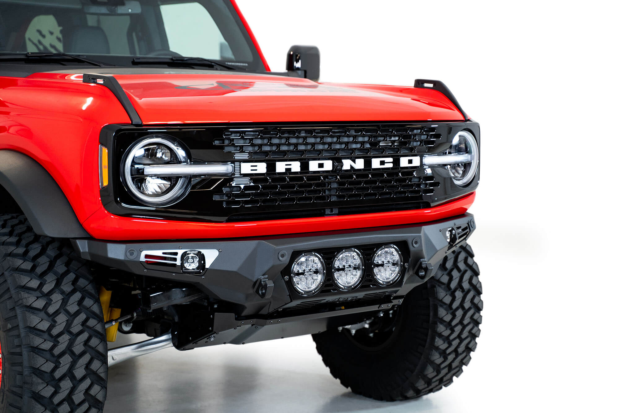 2021-2025 Ford Bronco Bomber Front Bumper (Rigid)