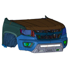 2015-2020 CHEVY COLORADO PROLITE FRONT WINCH BUMPER