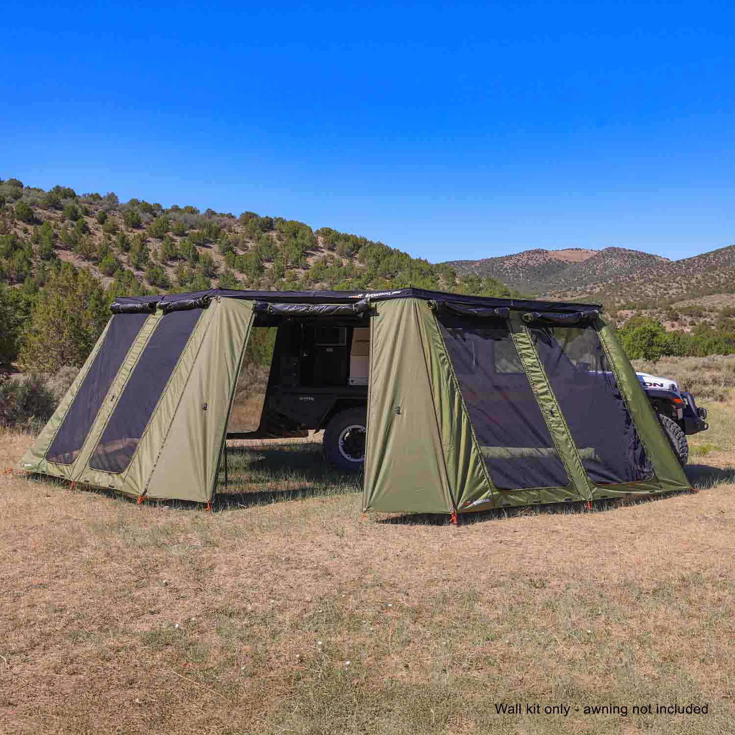 Peregrine PRO 6 Arm 270 Degree Awning Wall Kit – Left