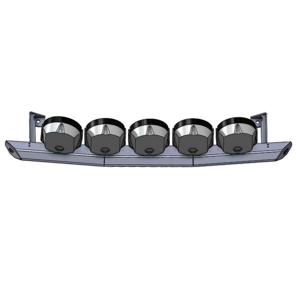 HD Chase Light Mount – Front Curved Pod / Light Bar Mount Chassis Unlimited Inc. 