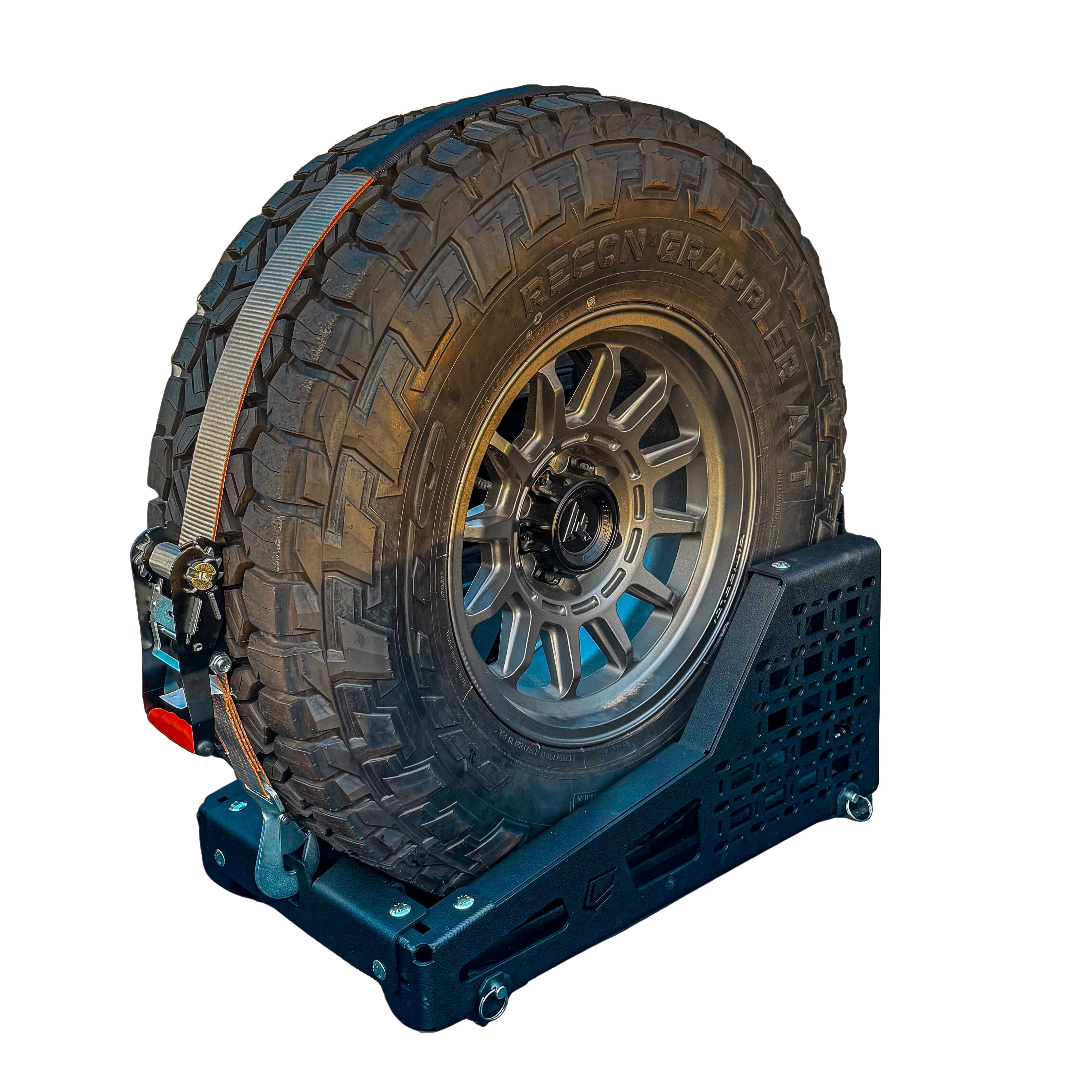 Tactical Series Bed-Mount Spare Tire Carrier Chassis Unlimited Inc. 