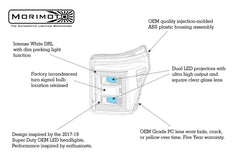 Ford Super Duty (11-16): XB Hybrid LED Headlights