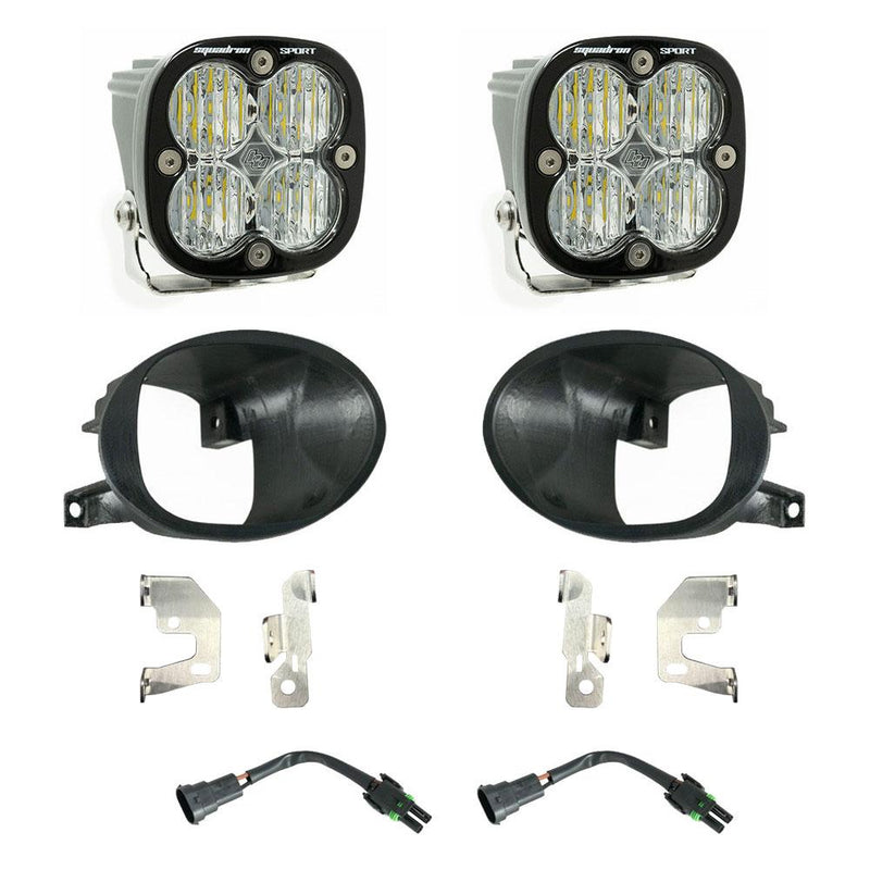 Squadron Sport Fog Pocket Kit 19-24 Sprinter 1500/2500/3500 (Wide Cornering; Clear)