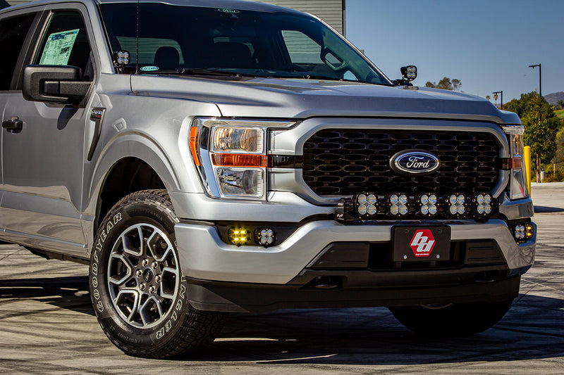 Ford, F150, (21-On), FPK, SAE Clear/Pro DC Up w/ DRL Baja Designs