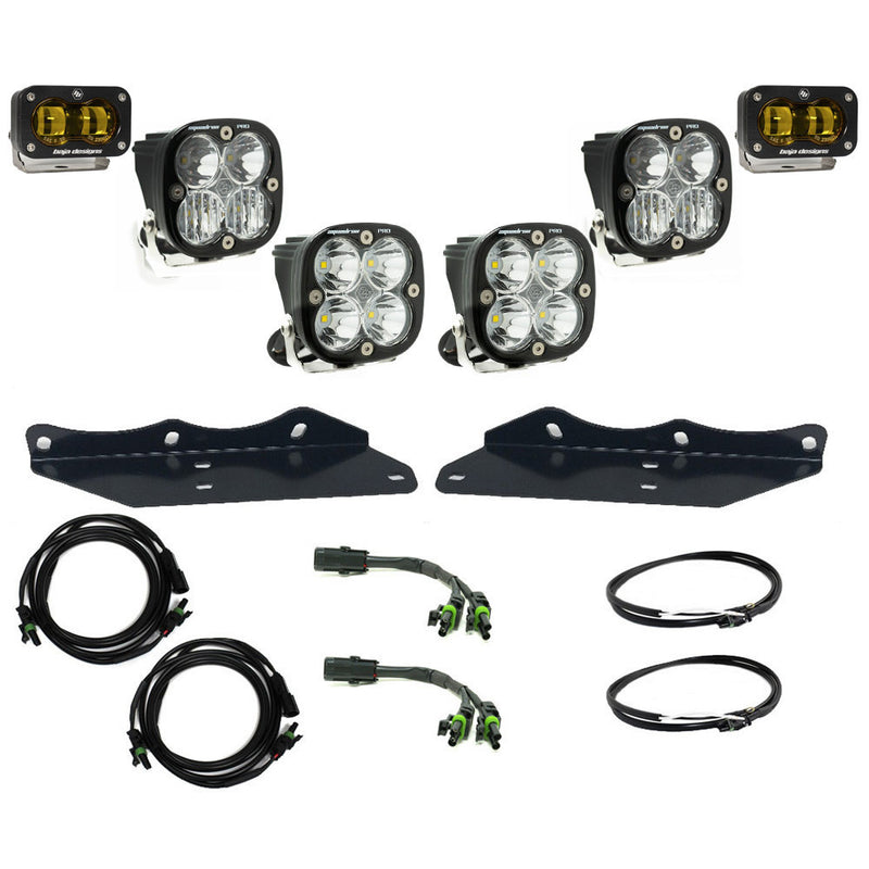 Ford Raptor (17-20) Fog Pocket Kit S2 SAE Baja Amber Pro Baja Designs