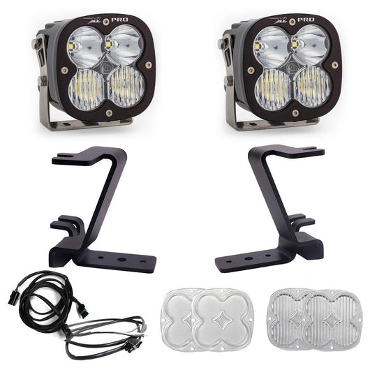 XL Pro A-Pillar Kit 2023-On Ford F-250/350 Super Duty Driving/Combo Clear Upfitter Wiring 12 x 10 x 10 in / Clear