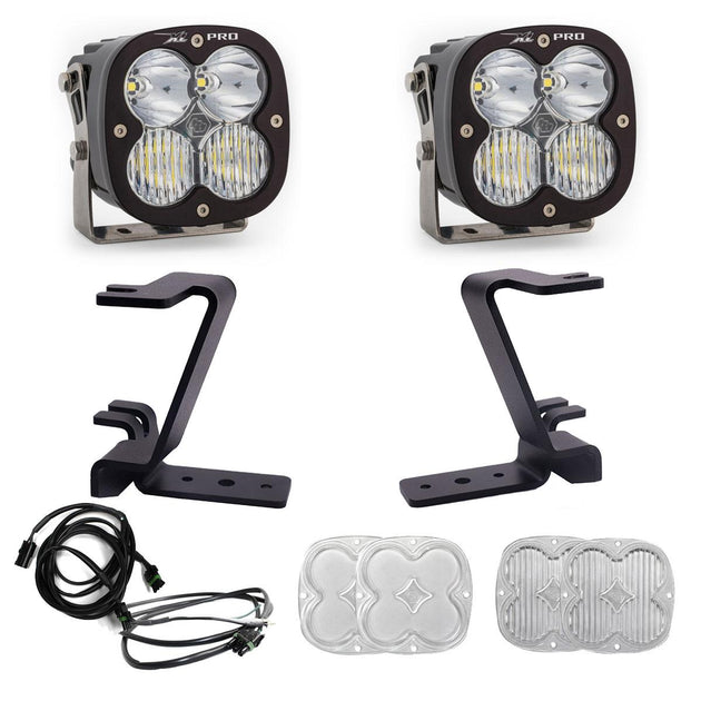 XL Pro A-Pillar Kit 2023-On Ford F-250/350 Super Duty Driving/Combo Clear Upfitter Wiring 12 x 10 x 10 in / Clear