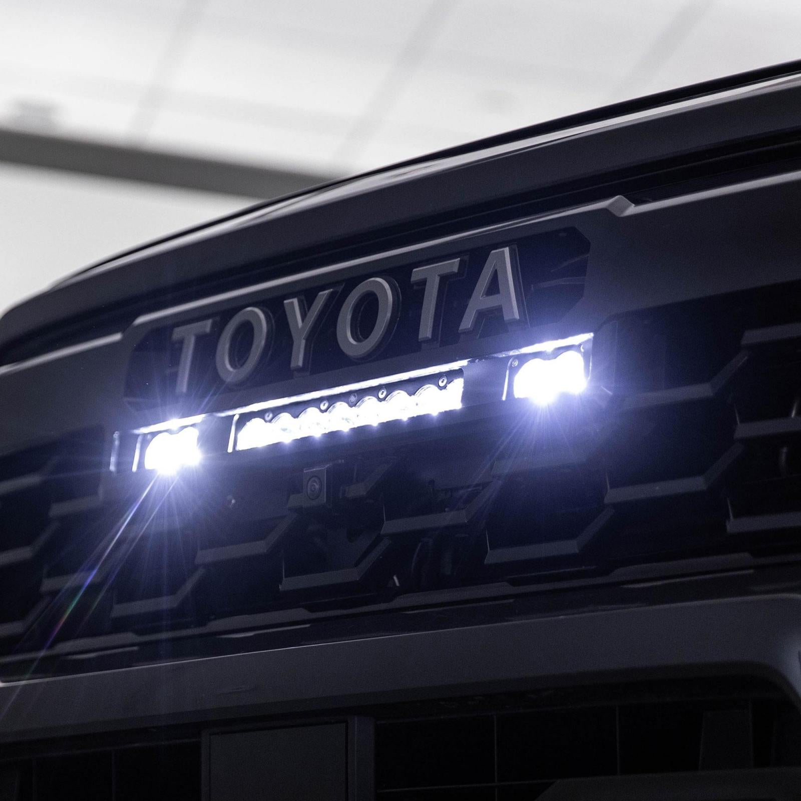 S8 10-inch/S2 Pro Grille Light Kit 2024-On Toyota Tacoma TRD Pro Clear Baja Designs