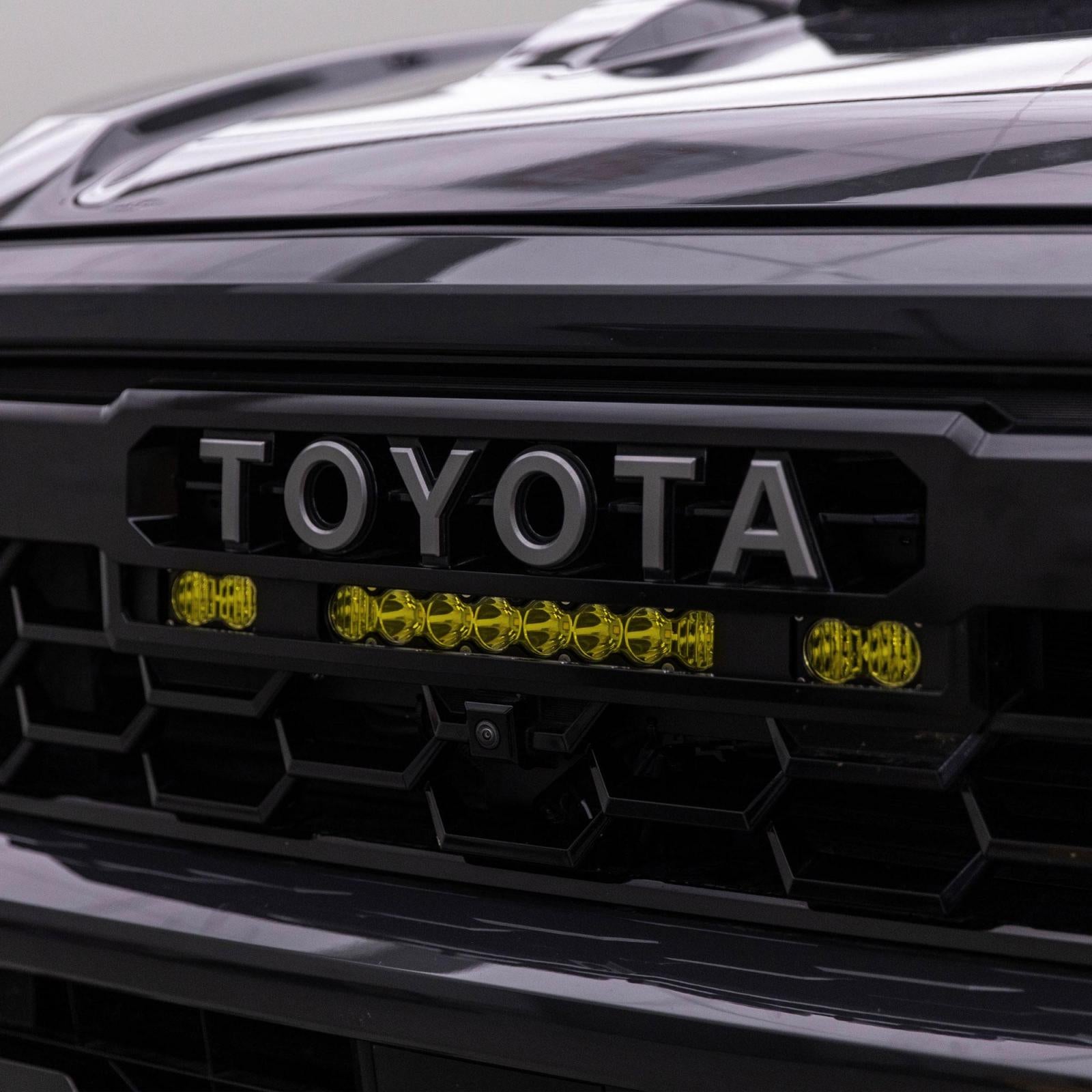 S8 10-inch/S2 Pro Grille Light Kit 2024-On Toyota Tacoma TRD Pro Baja Amber Baja Designs