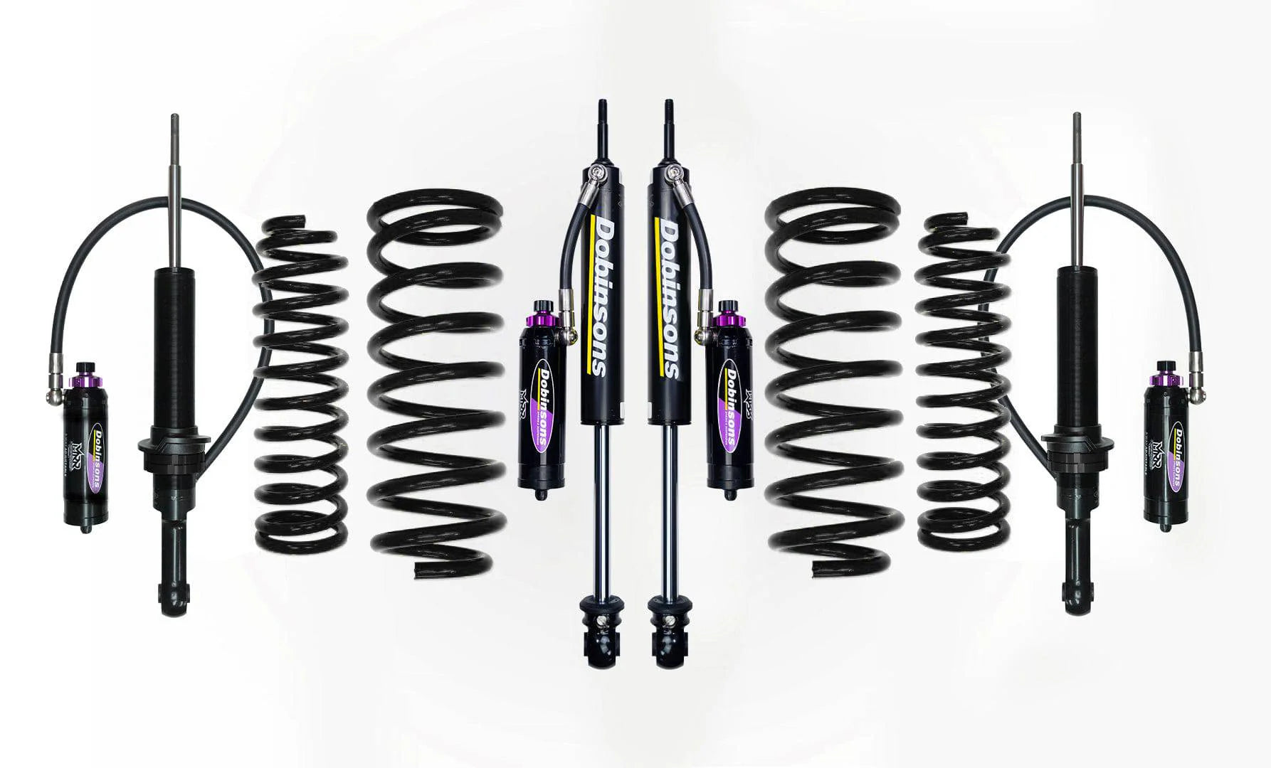 Dobinsons MRR 3-Way Adjustable 1.5-2.5 inch Lift Kit for Landcruiser 200 Series (08-21) - Black/Black