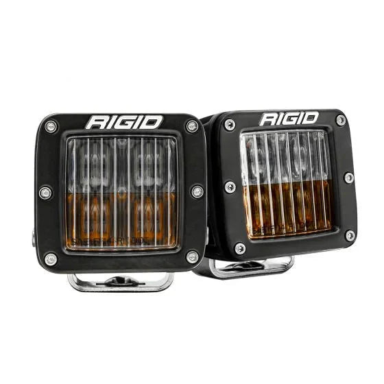 Rigid D Series SAE Fog Yellow/White Pair Chassis Unlimited Inc. 