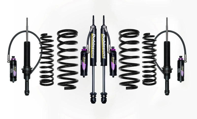 Dobinsons MRR 3-Way Adjustable 1.5-2.5 inch Lift Kit for Landcruiser 200 Series (08-21) - Black/Black