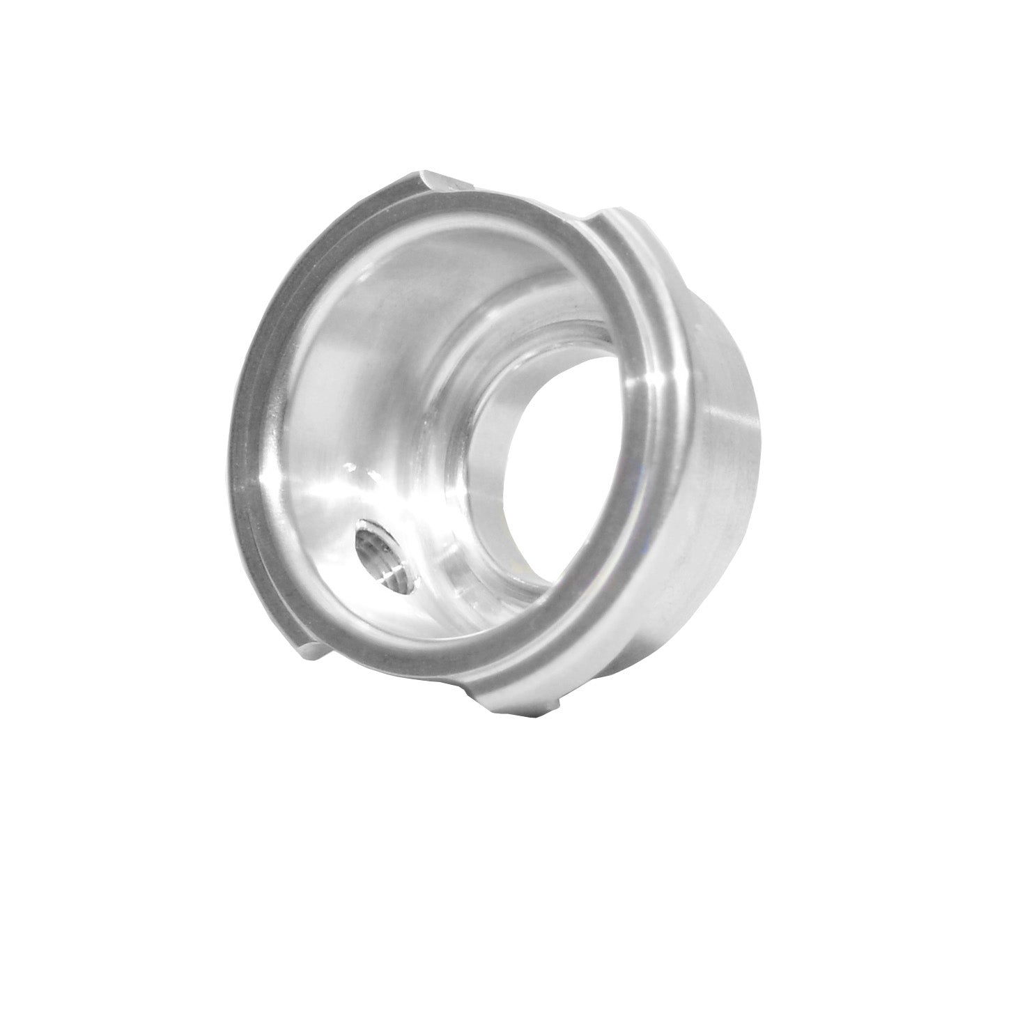 Small Radiator Cap Filler Neck 0 Degree W/ Overflow Fitting